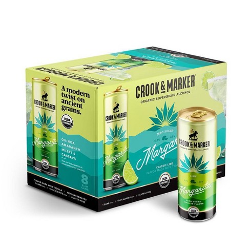 Crook & Marker Organic Lime Margarita 8-Pack