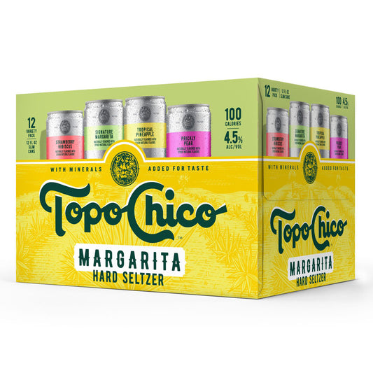 Topo Chico Margarita Hard Seltzer Variety 12-Oz Can 12-Pack