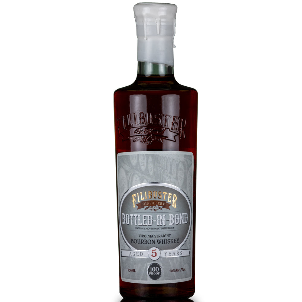 Filibuster Bottled In Bond 5 Year Old Bourbon Whiskey 750ml
