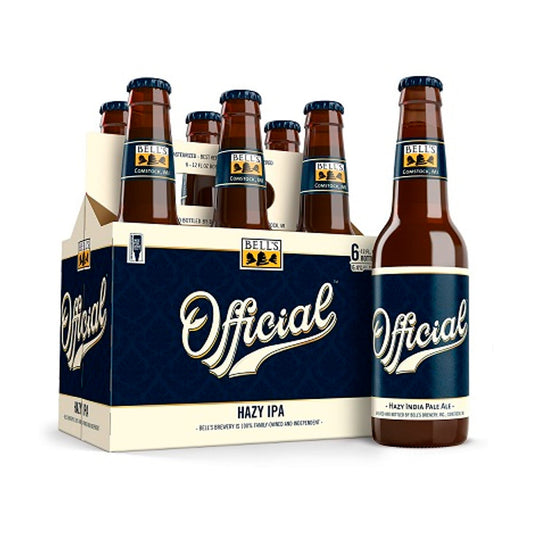 Bell's Brewery Official Hazy India Pale Ale Beer Bottle 6-Pack