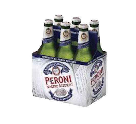 Peroni Nastro Azzurro Beer 11.2-Oz Bottle 6-Pack