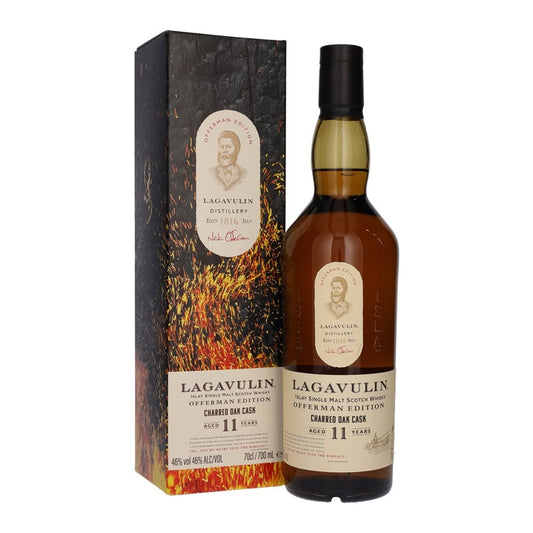 Lagavulin Offerman Edition Charred Oak Cask Finish 11 Year Old Single Malt Scotch Whisky 750ml