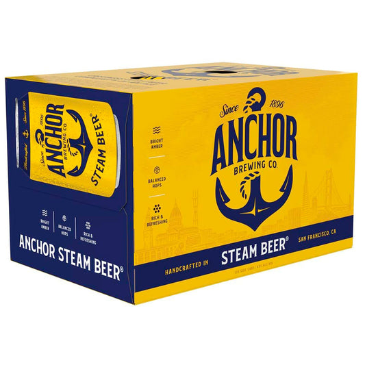 ANCHOR: STEAM BEER 6 PACK CANS 6 PACK
