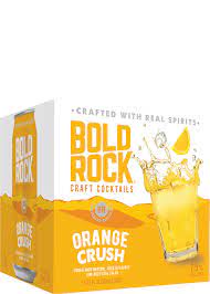 Bold Rock Orange Crush Vodka Cocktail 12-Oz Can 4-Pack