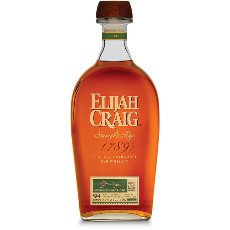 Elijah Craig Straight Rye Whiskey 1.75Lt
