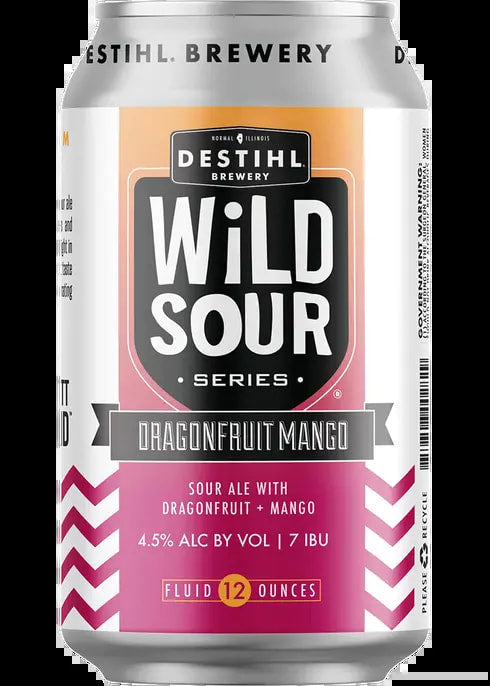 Destihl Brewery Wild Sour Series Dragonfruit Mango Ale Beer 4-Pack