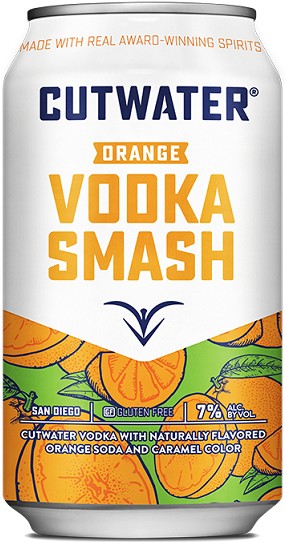 Cutwater Spirits Orange Vodka Smash Cocktail 4-Pack