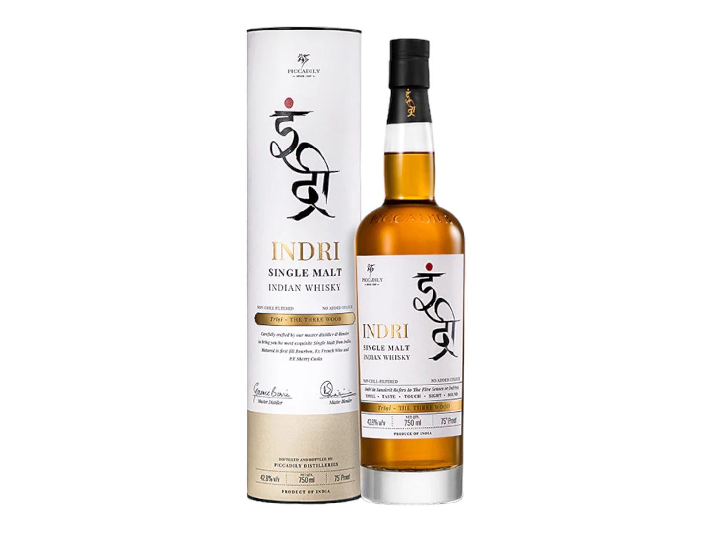 Indri Trini - The Three Wood Indian Single Malt Whisky 750ml