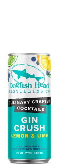 Dogfish Head Lemon & Lime Gin Crush Cocktail 4-Pack