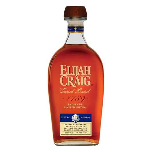 2023 Elijah Craig Ryder Cup Toasted Barrel Straight Bourbon Whisky