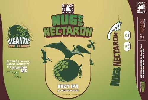Black Flag Nugs Of Nectaron Hazy Indian Pale Ale 4-Pack