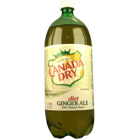 DIET CANADA DRY GINGER ALE 2 LTR