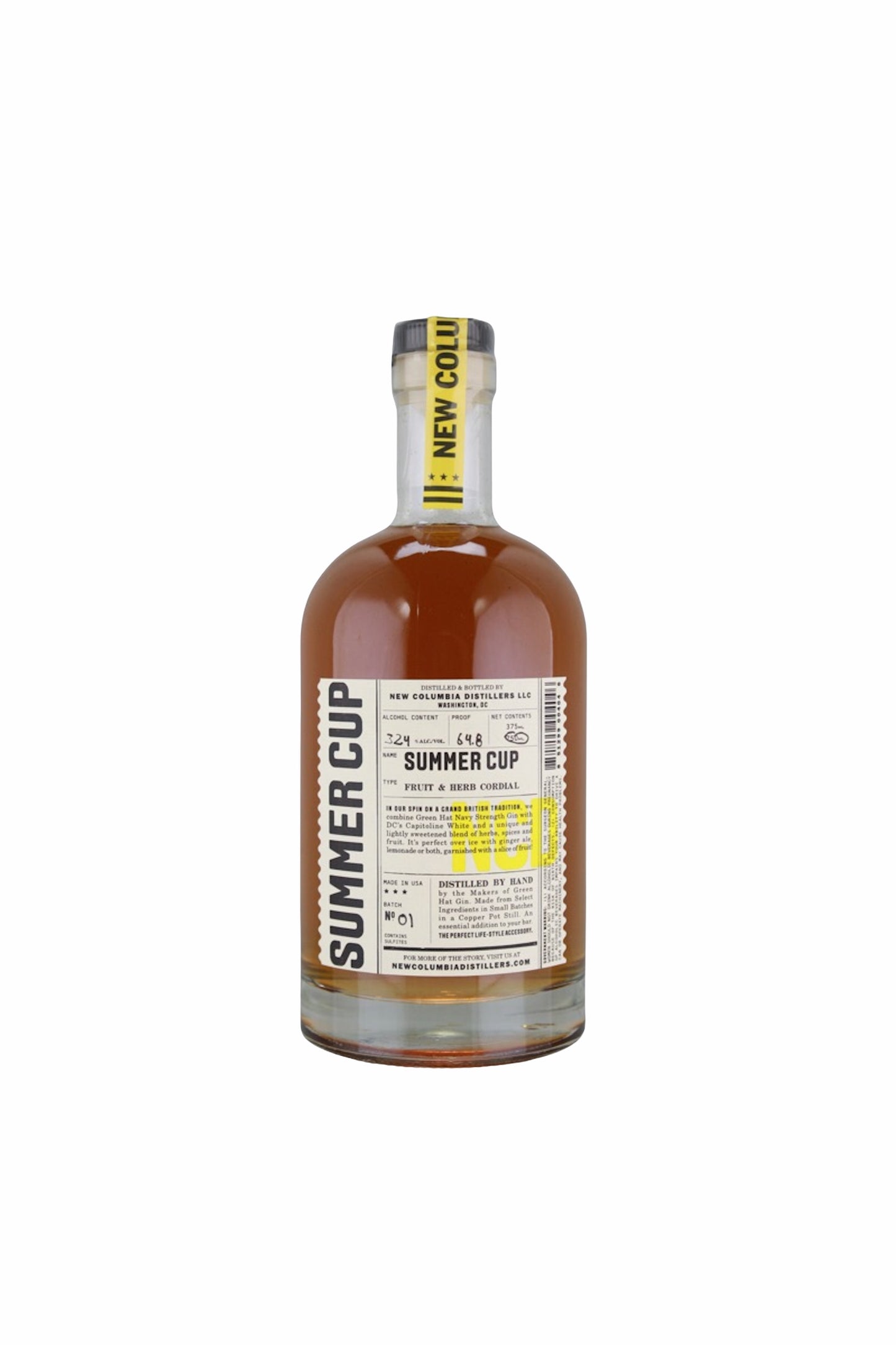 NEW COLUMBIA DISTILLERS SUMMER CUP 750 ML