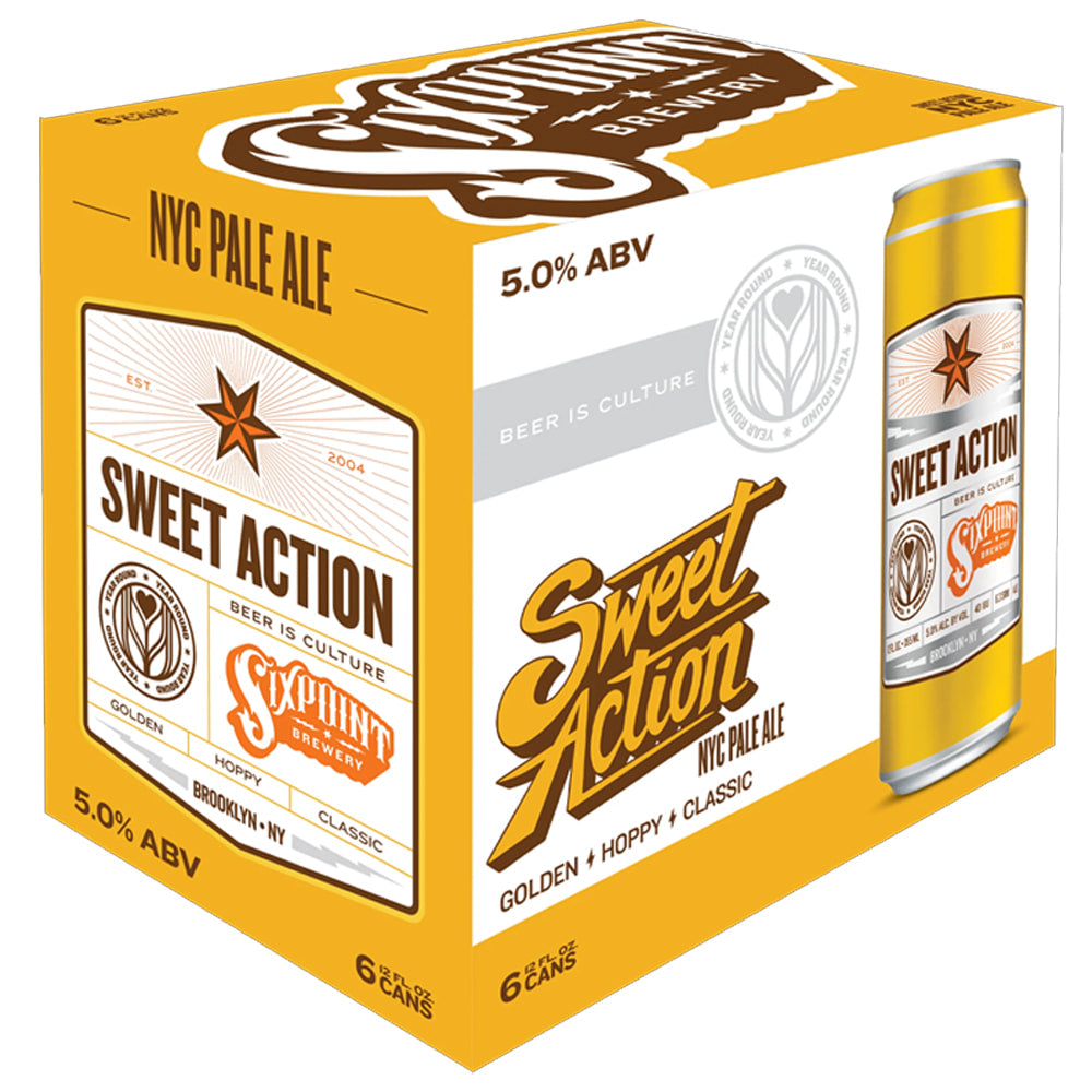 Sixpoint Brewery Sweet Action Beer 12-Oz Can 6-Pack