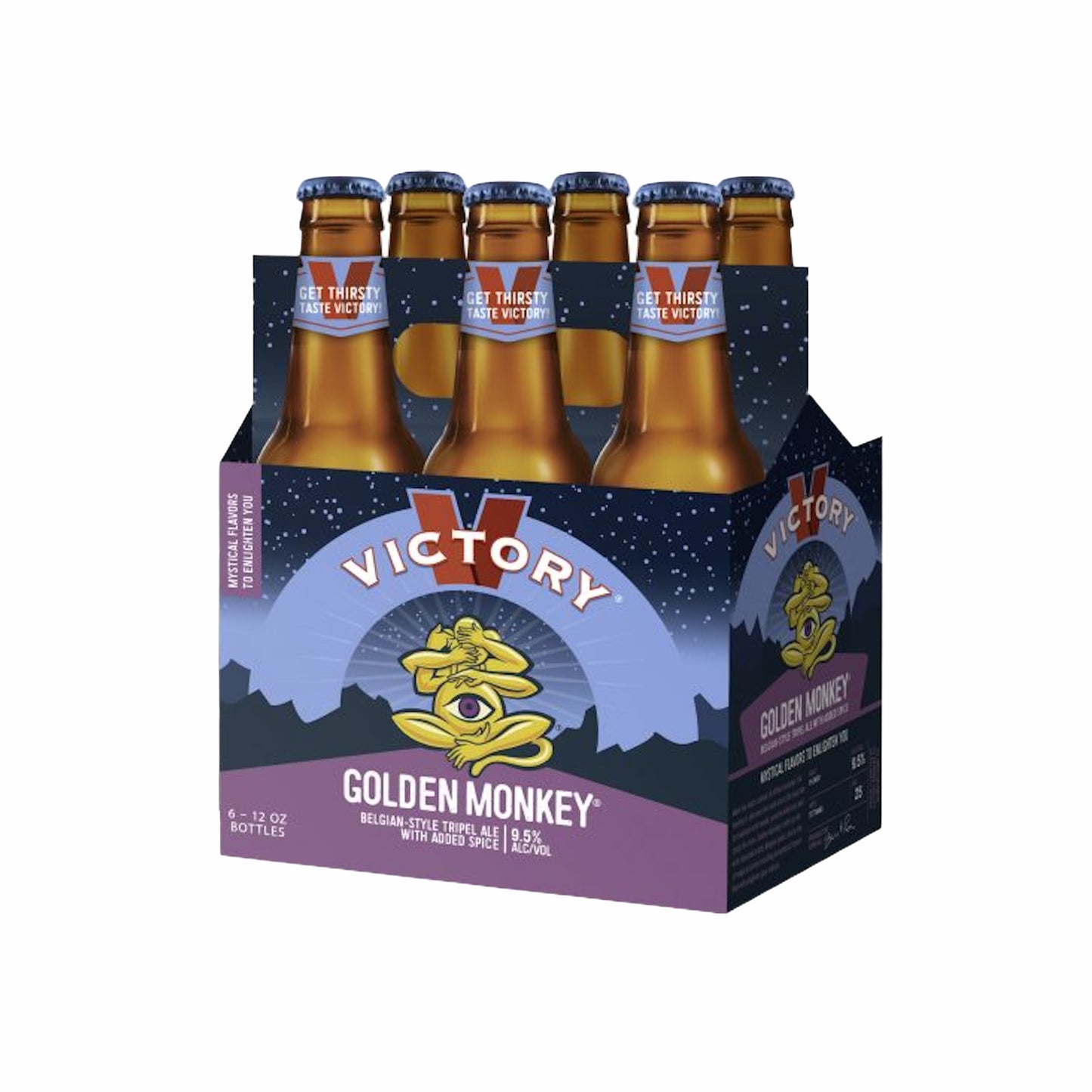 Victory Brewing Golden Monkey Ale Beer 12-Oz Bottle 6-Pack