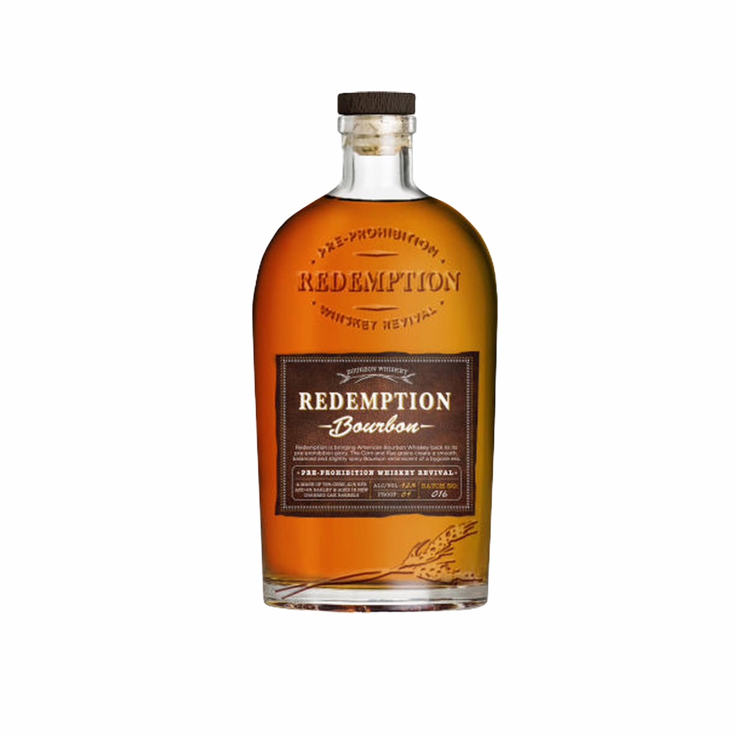 Redemption Straight Bourbon Whiskey 750ml