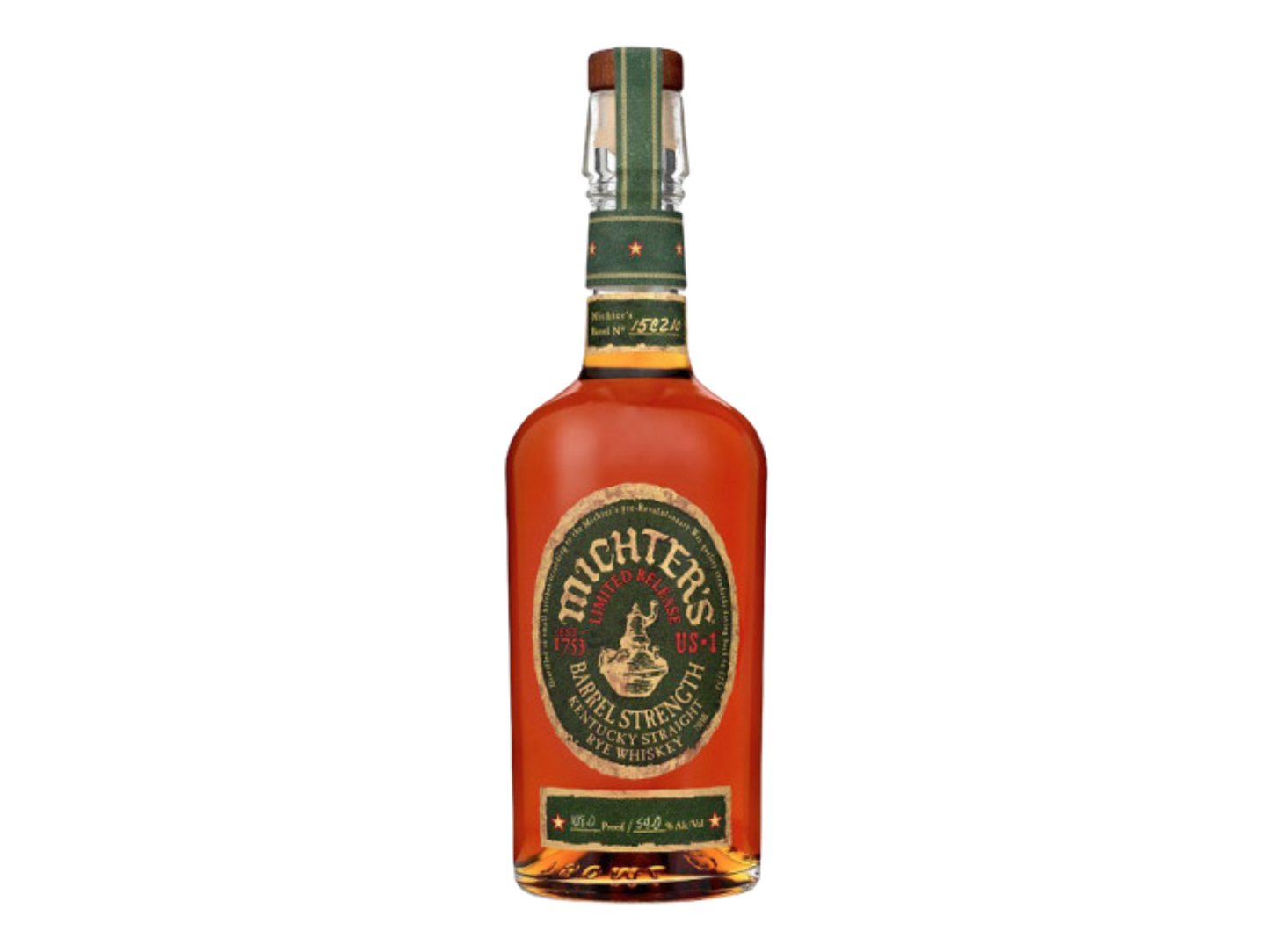 Michter's Limited Release Barrel Strength Kentucky Straight Rye Whiskey 750ml