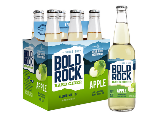 Bold Rock Virginia Apple Hard Cider Bottles 6-Pack