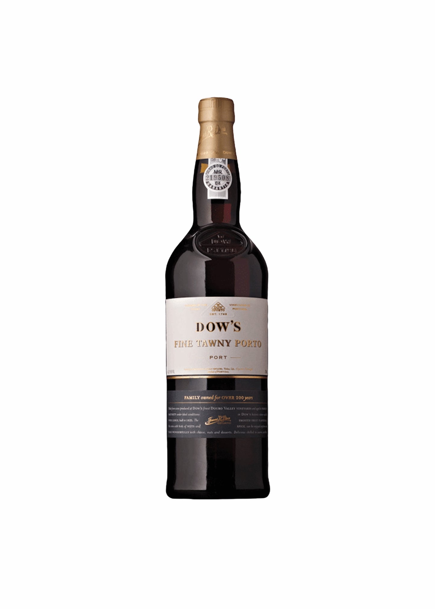 DOWS FINE TAWNY PORTO 750 ML