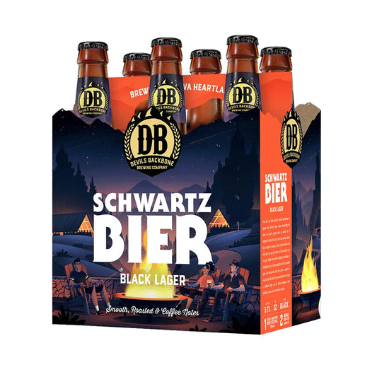 Devil's Backbone Brewing Company Schwarz Bier Black Lager Beer Bottle 6-Pack