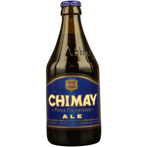 Chimay Bieres Trappistes Grande Reserve Blue Label Beer 11.2Oz 4 -Pack