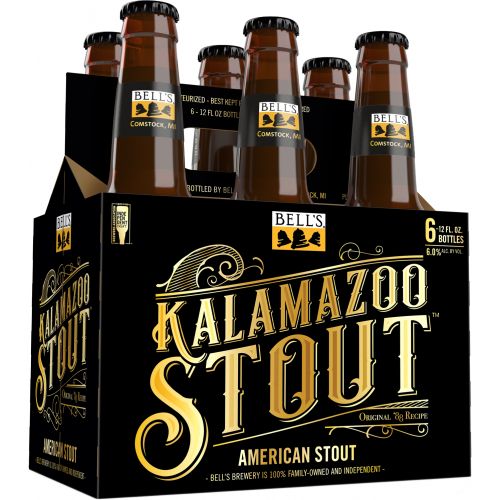 BELL'S KALAMAZOO STOUT 6 PACK BOTTLES