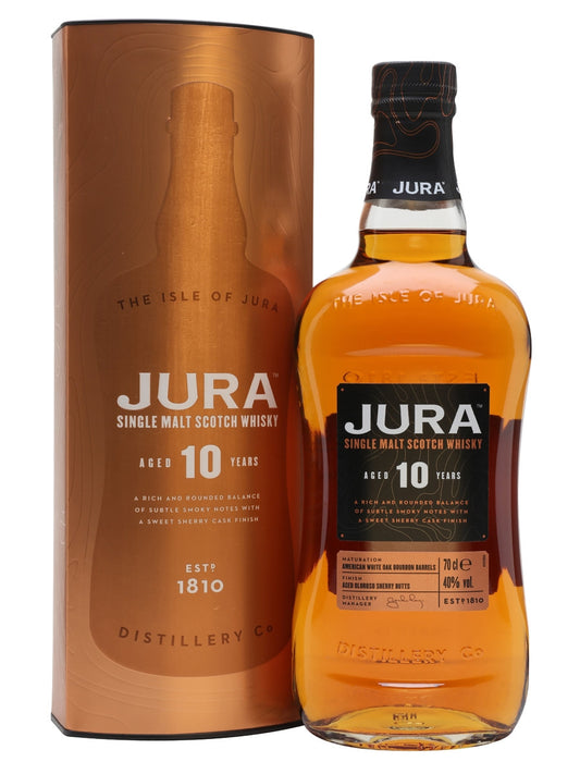 Isle of Jura Distillery 10 Year Old Single Malt Scotch Whisky 750ml