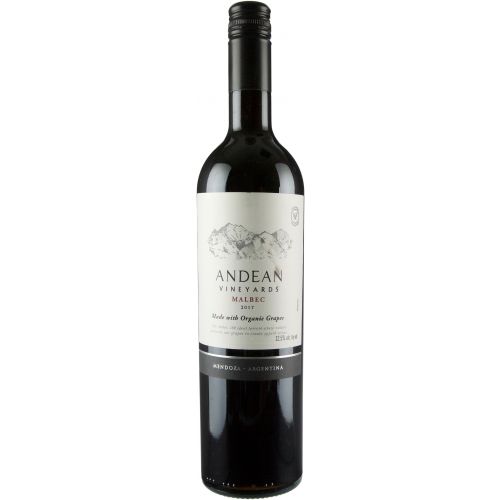 Andean Vineyards Organic Malbec 750ml