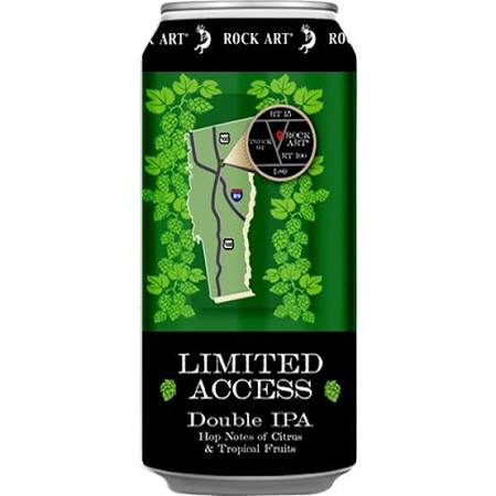 Rock Art Brewery Limited Access Double IPA Beer