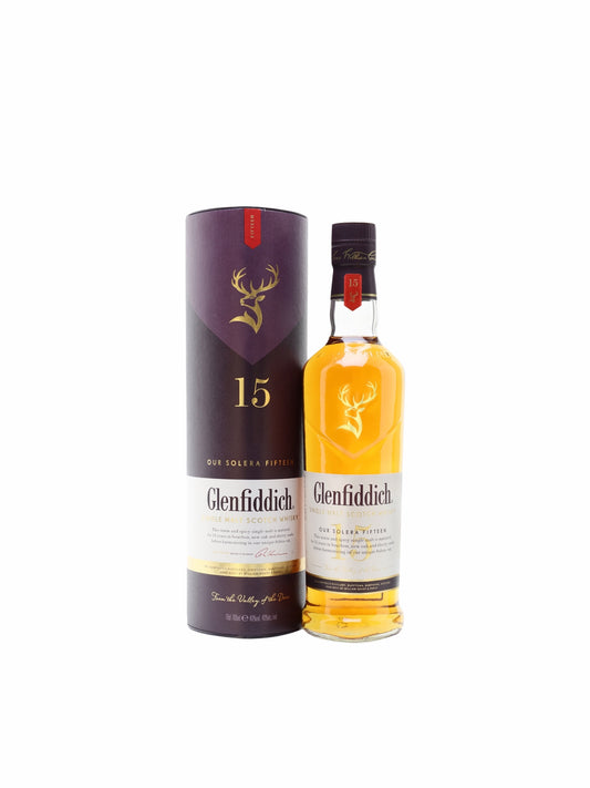 Glenfiddich Our Solera 15 Year Old Single Malt Scotch Whisky 750ml