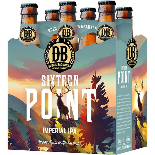 DEVILS BACKBONE 16 POINT IPA 6 PACK BOTTLES
