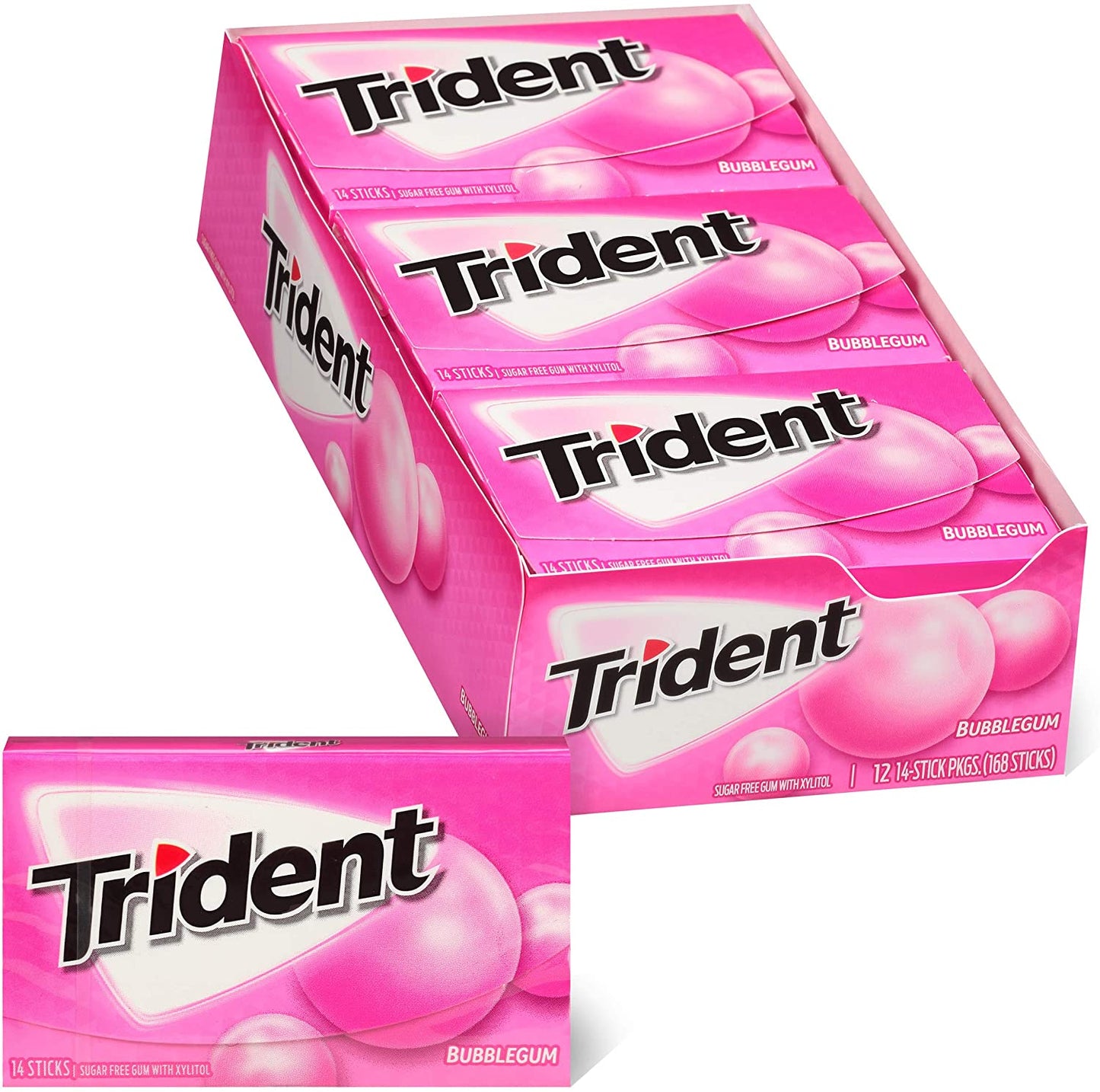 TRIDENT BUBBLEGUM PACK