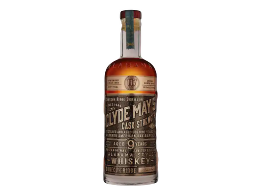 Clyde May's 11 Year Old Cask Strength Whiskey 750 ML