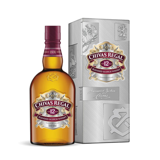 Chivas Regal 12 Year Old Blended Scotch Whisky 750ml