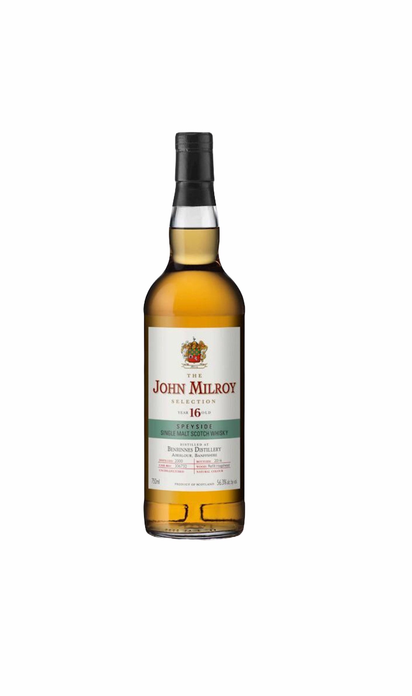 THE JOHN MILROY SELECTION 16 YEARS FROM THE BENRINNES DISTILLERY Regular