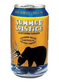 ANDERSON VALLEY SEASONAL SOLSTICE 6 PACK CANS