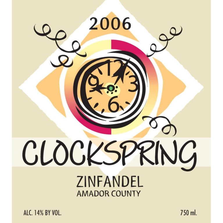 CLOCK SPRING ZINFADEL 750 ML