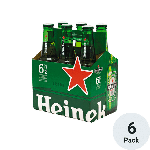 Heineken Lager Beer 12-Oz Bottle 6-Pack