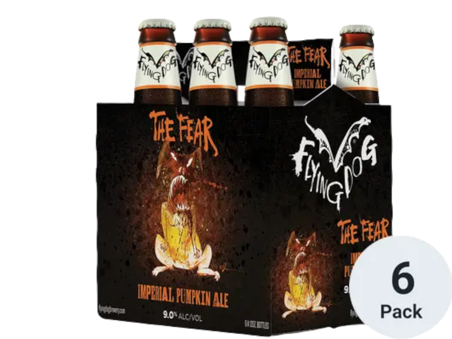 FLYING DOG THE FEAR PUMPKIN 6 PACK