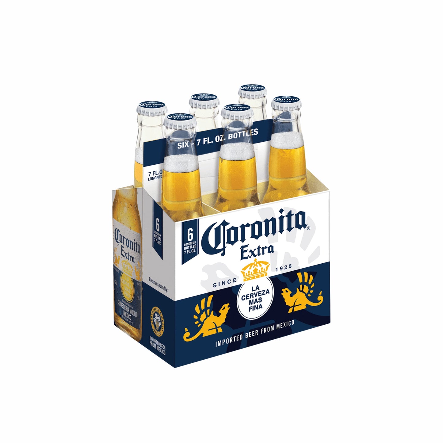 Corona Extra Lager Beer 12-Oz Bottle 6-Pack
