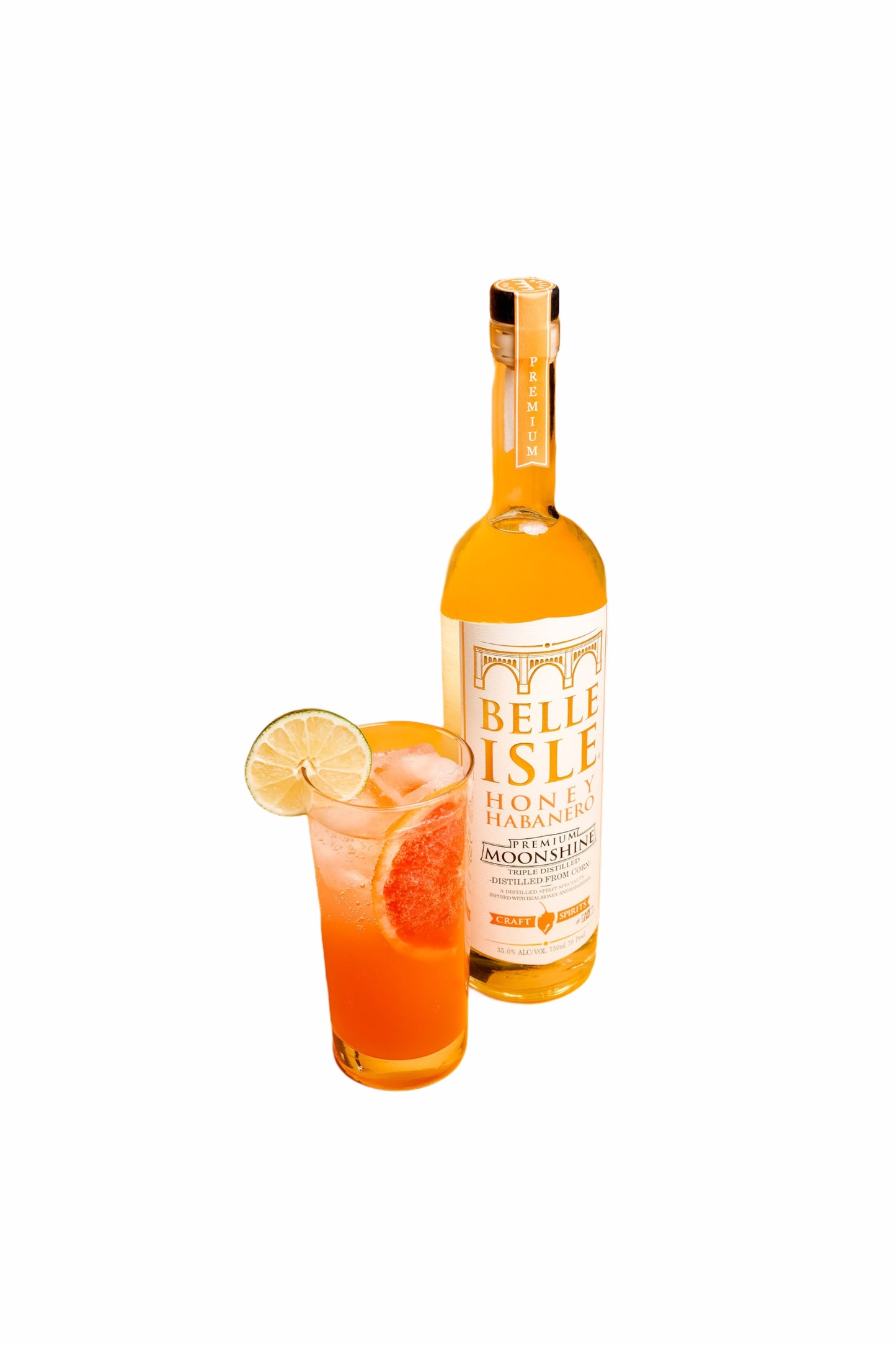 BELLE ISLE HONEY MOONSHINE 750 ML