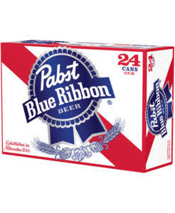 Pabst Blue Ribbon PBR Beer Can 12-Oz 12-Pack