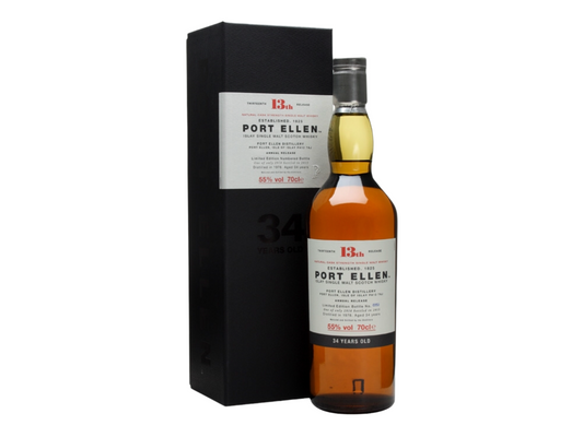 Port Ellen 13th Release Cask Strength 34 Year Old Single Malt Scotch Whisky 750 ml