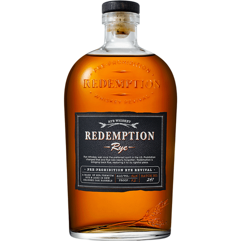 Redemption Straight Rye Whiskey 750ml