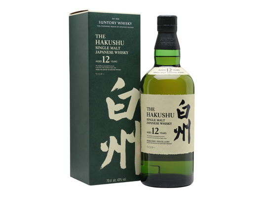 The Hakushu 12 Year Old Single Malt Whisky 750 ML