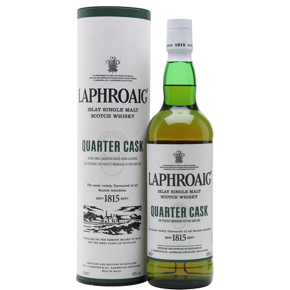 Laphroaig Quarter Cask Double Cask Matured Single Malt Scotch Whisky 750ml