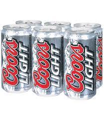 Coors Light Beer 6-Pack Can 6 PACK CANS