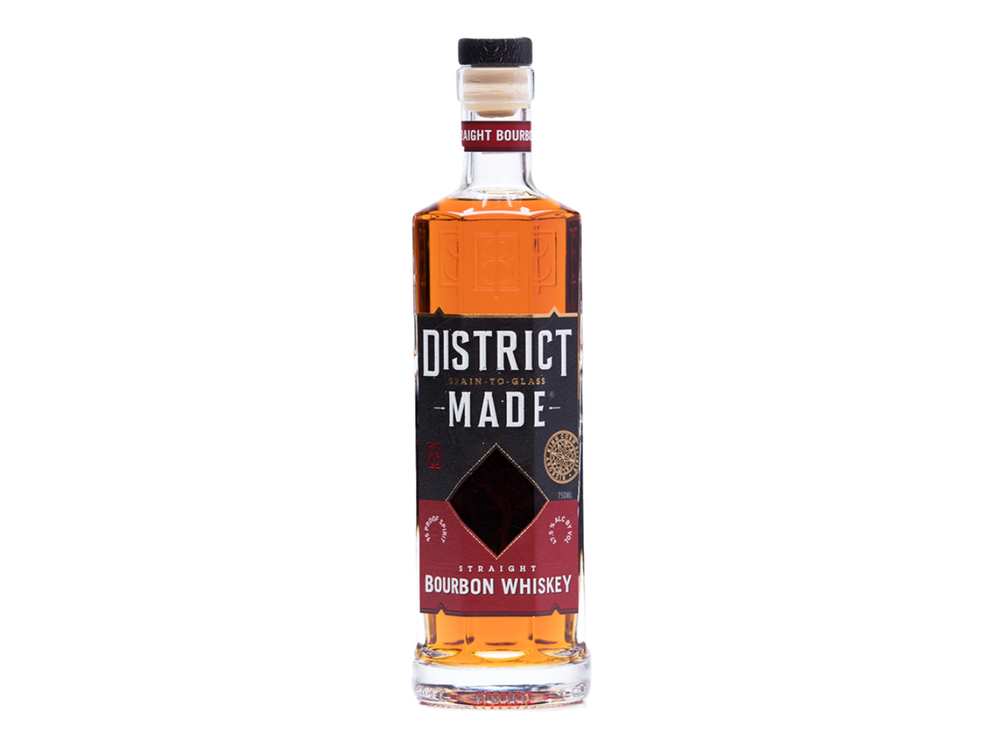 One Eight Distilling District Made Straight Bourbon Whiskey 750ml