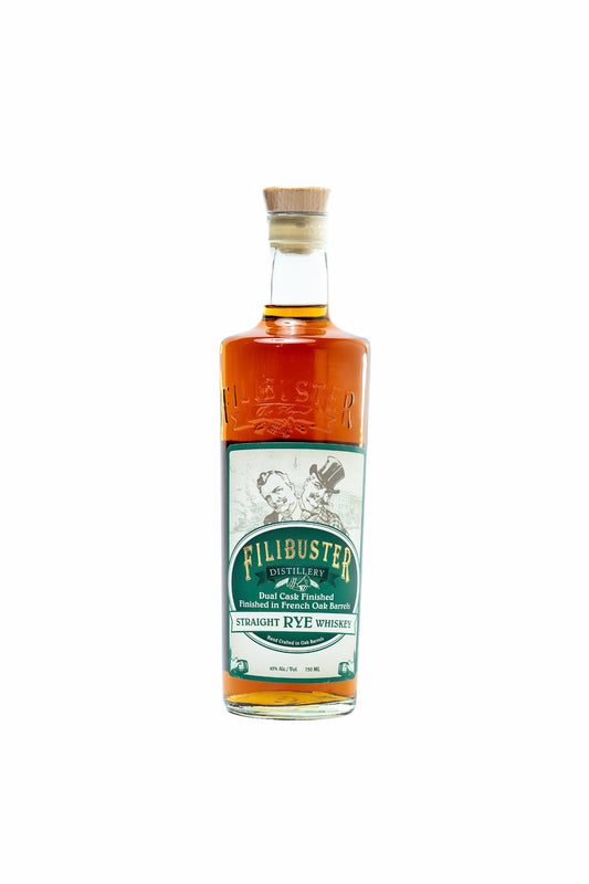 Filibuster Dual Cask Aged Rye Whiskey 750ml