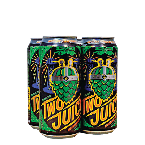 TWO ROADS TWO JUICY IPA 4 PACK CANS